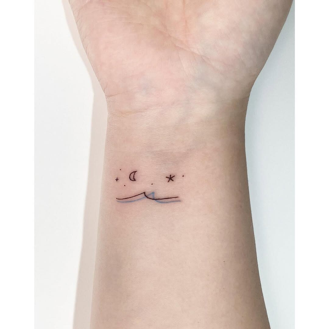 Embrace the Serenity of Minimalist Tattoos