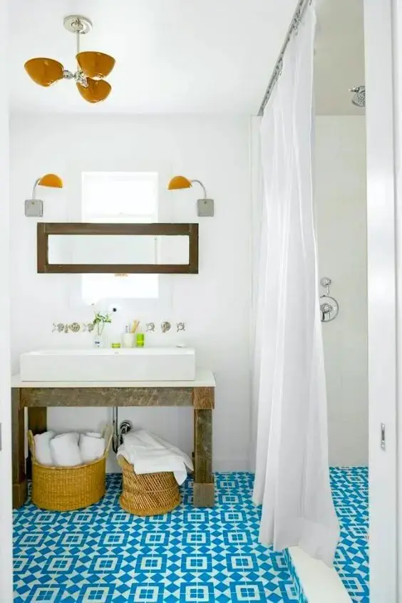 Stylish Geometric Patterns for Modern Bathrooms
