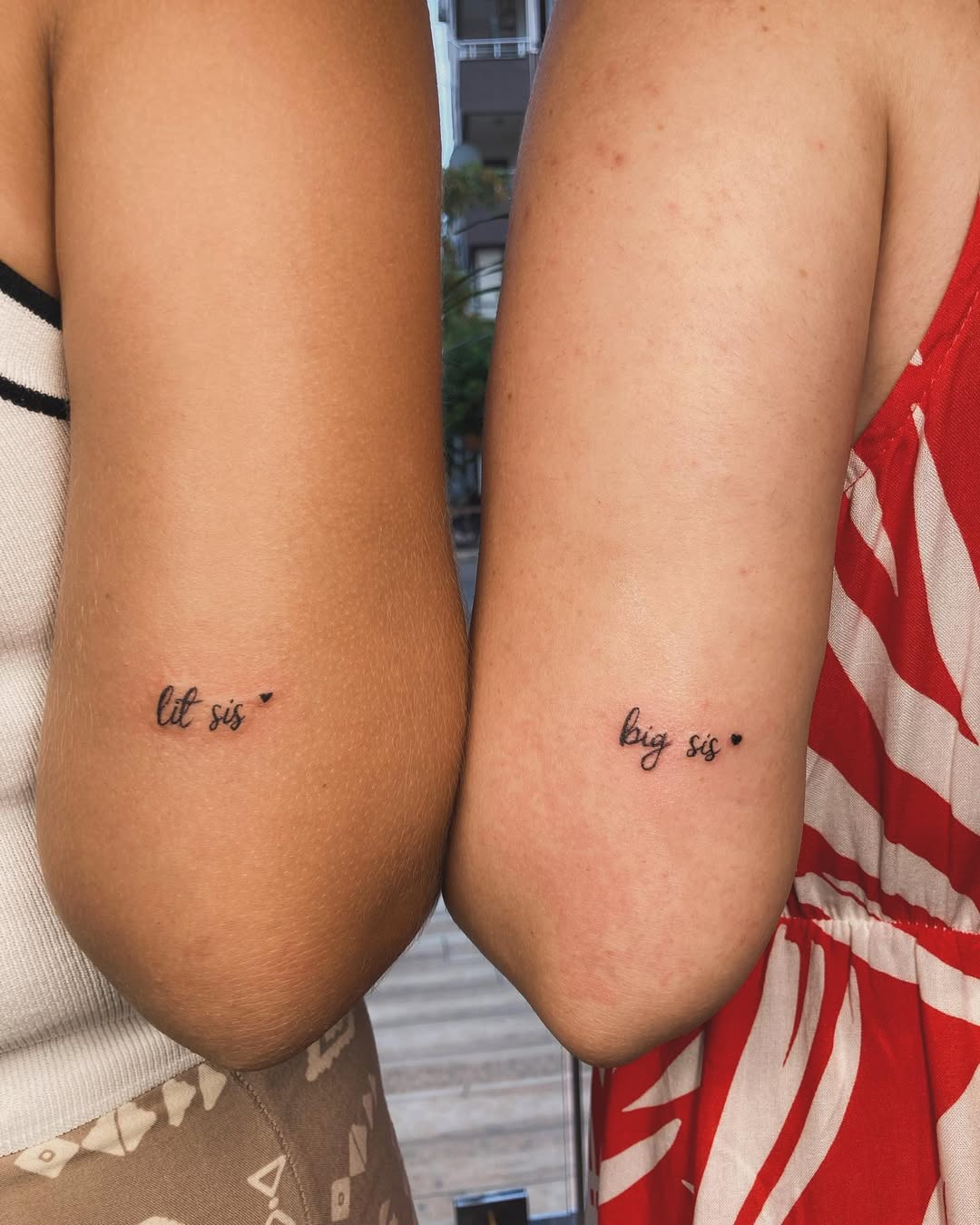 Sister tattoos: a touch of love and connection