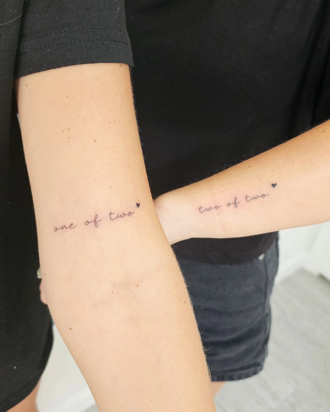 Unique sister tattoos showcasing special bond