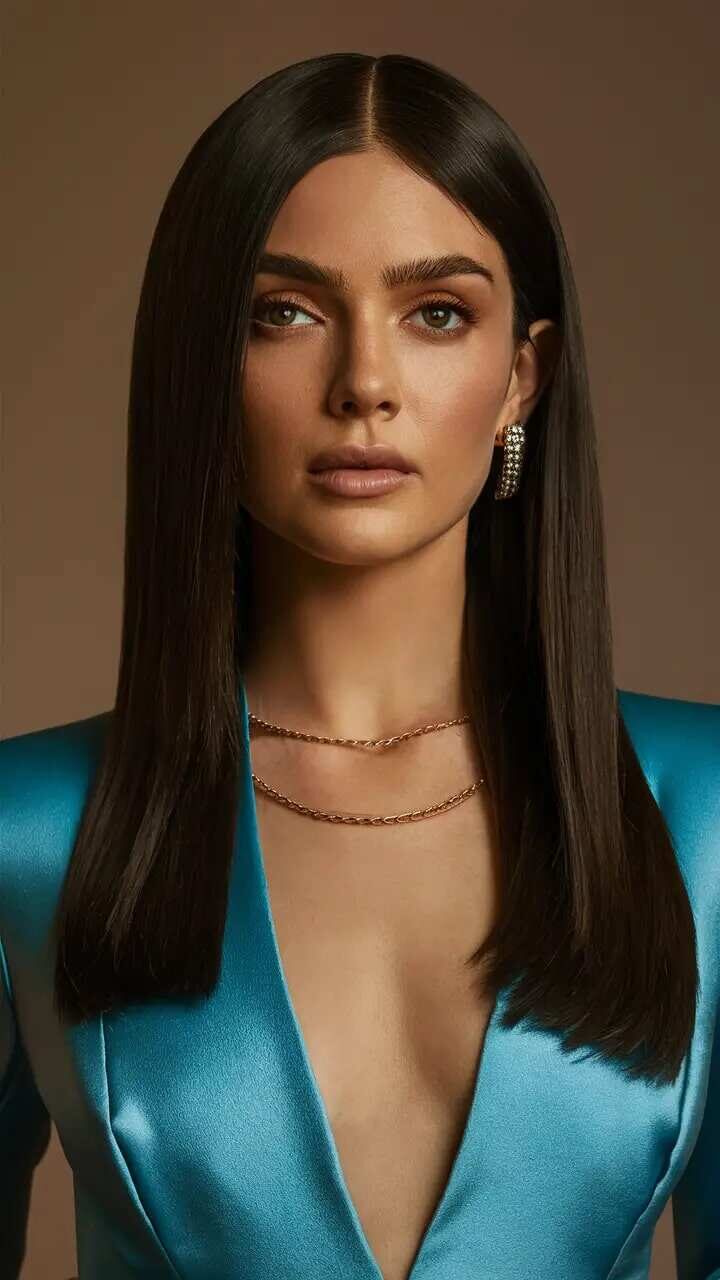 Sleek Long Hair Elegance