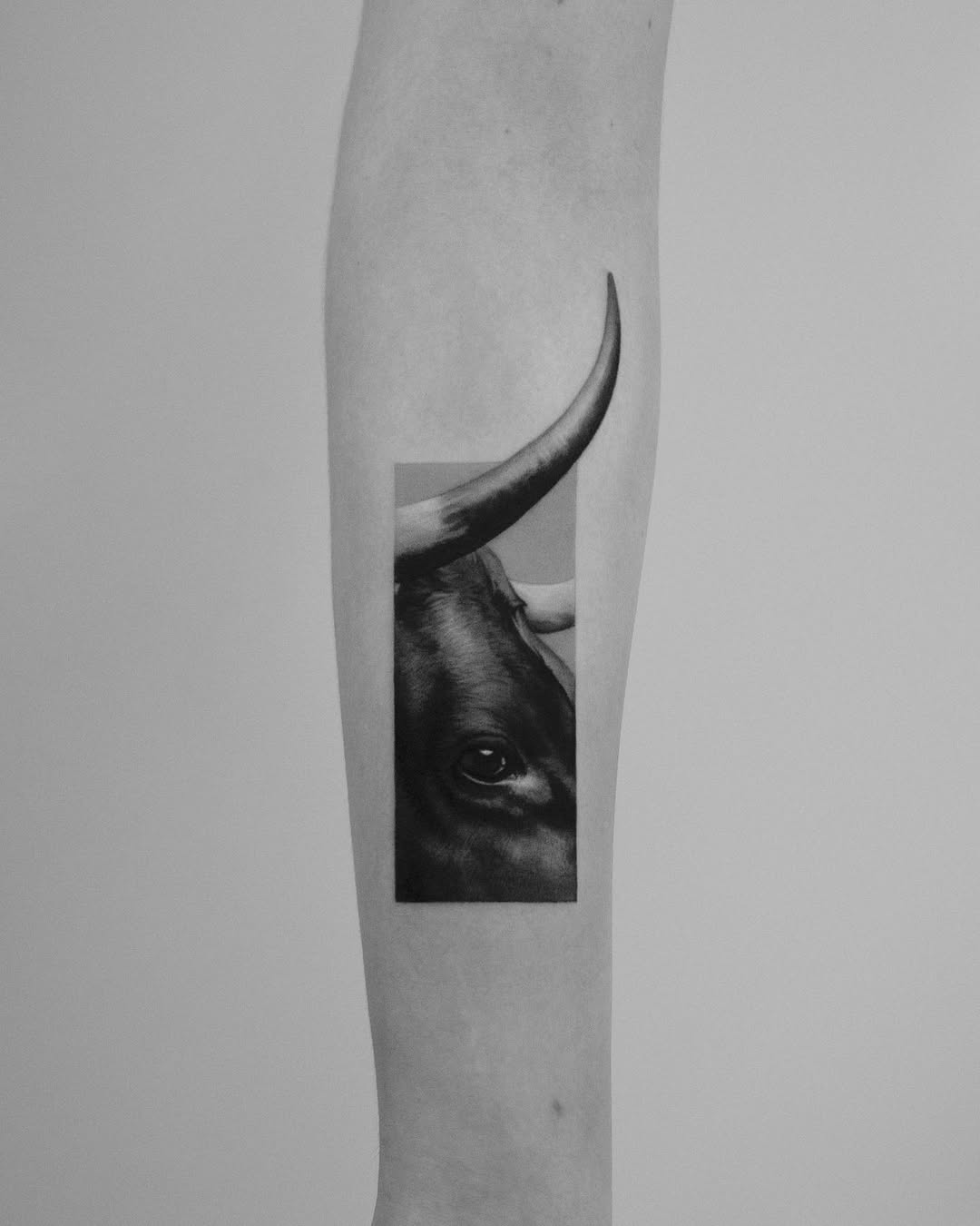 Stylish Taurus Tattoo