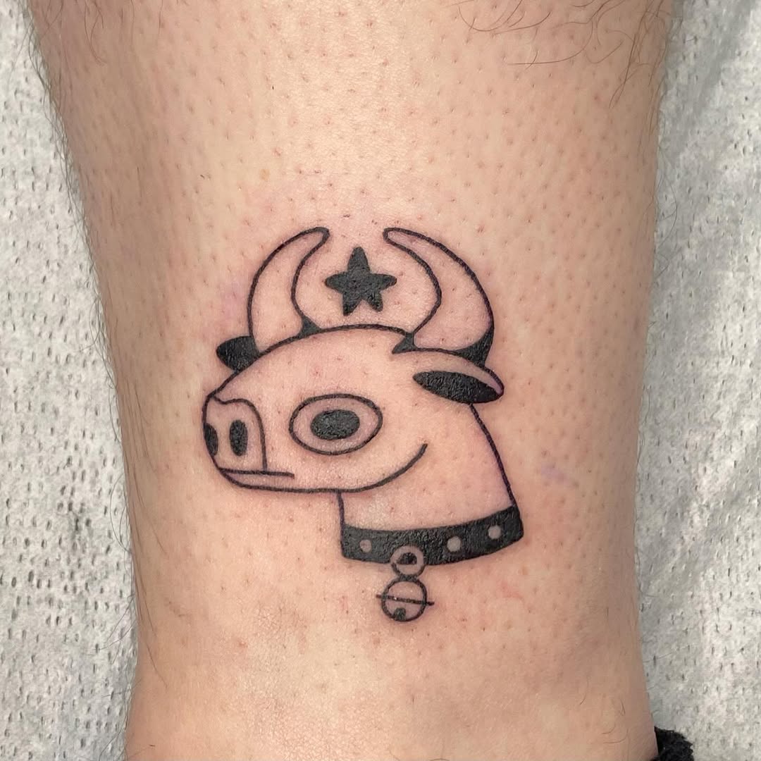 Cute Taurus Tattoo Inspiration