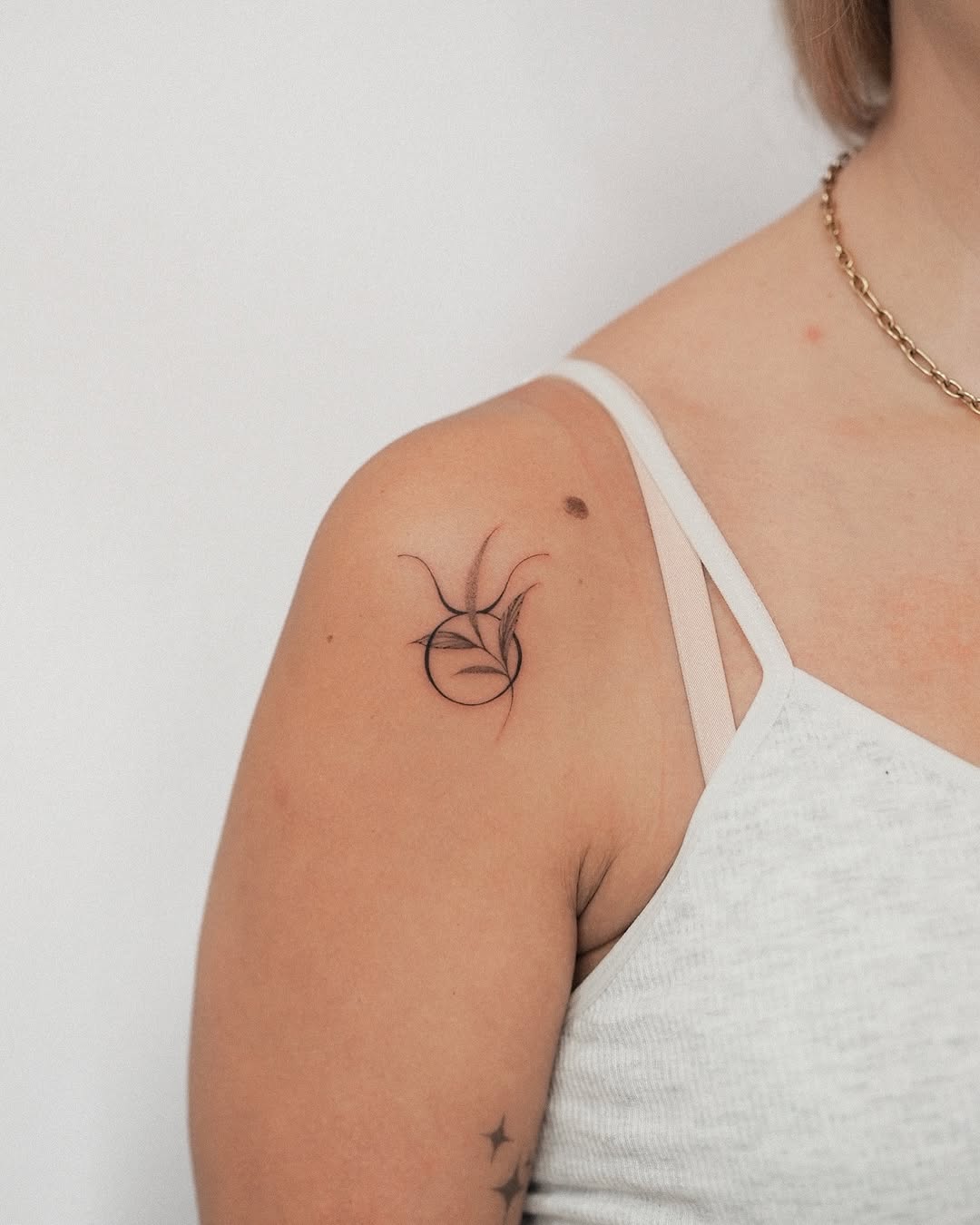 Minimalist Taurus Tattoo