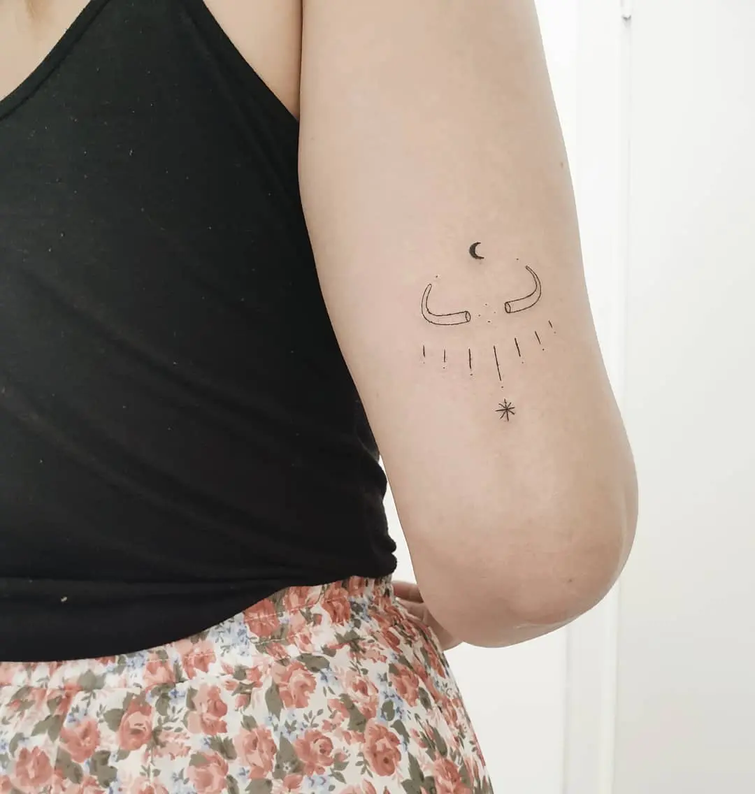 Taurus-Inspired Tattoo
