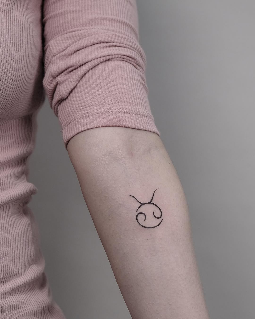 Minimalist Taurus Tattoo