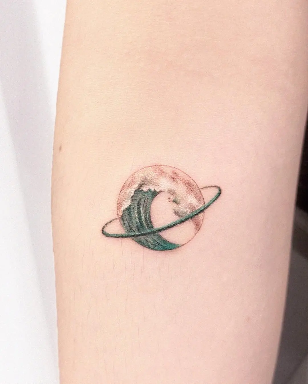 Stylish Wave Tattoo