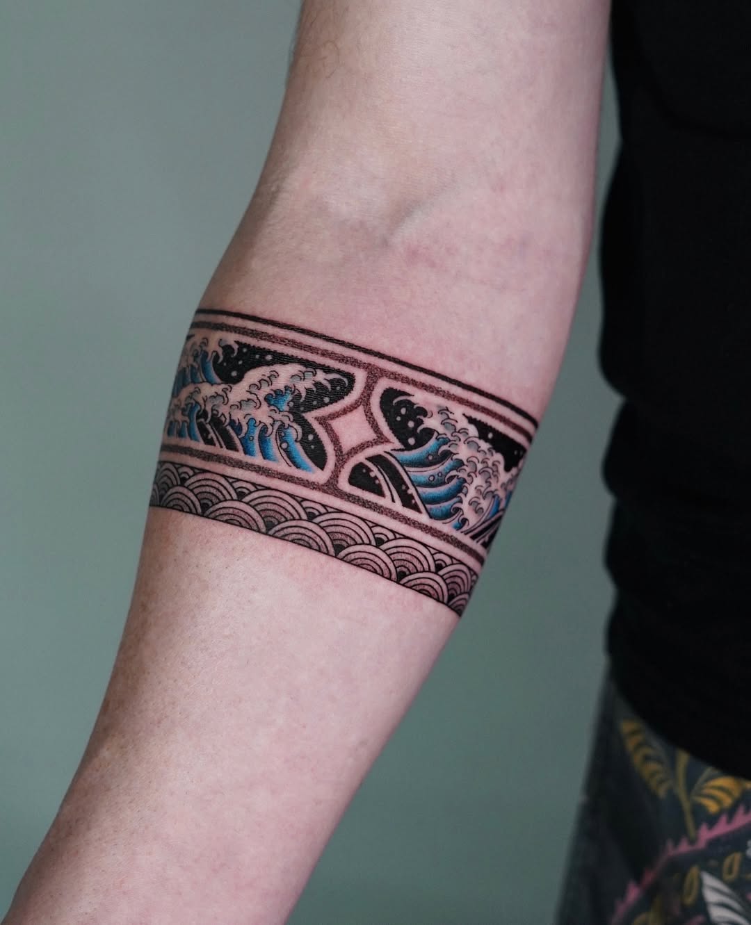 Stylish Wave Tattoo