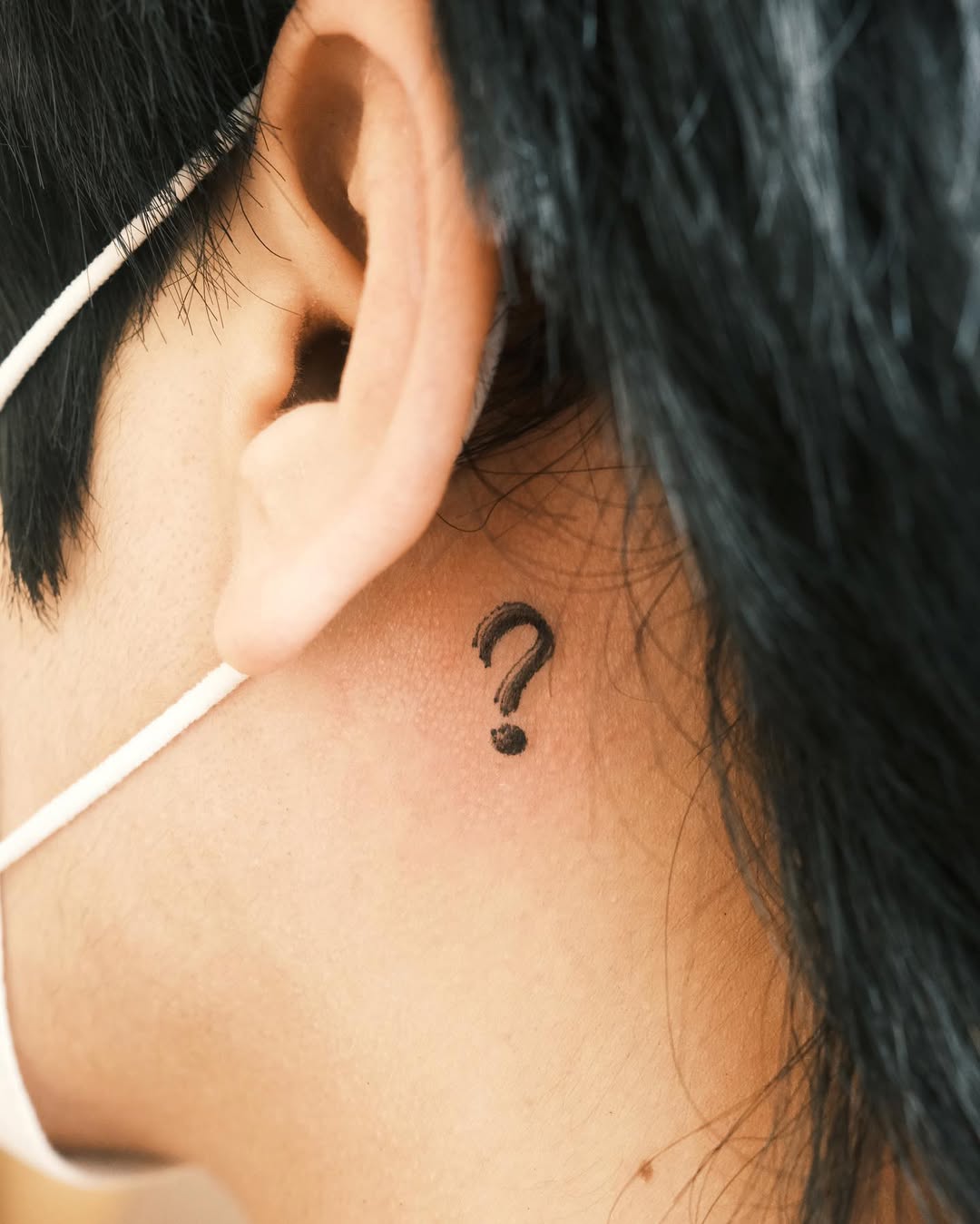 Minimalist Question Mark Tattoo