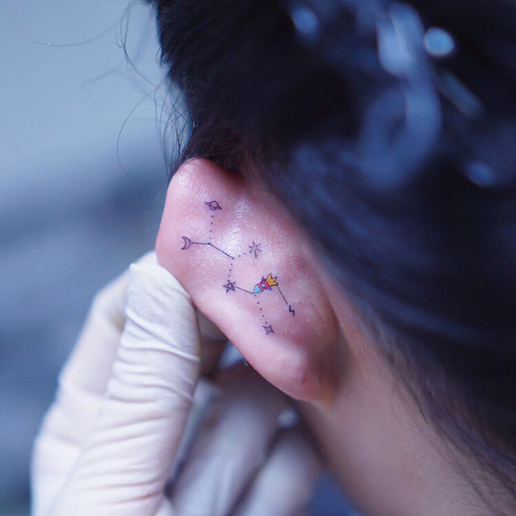 Starry Constellation Tattoos