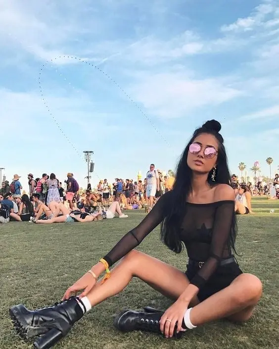 Chic and edgy festival outfit inspiration