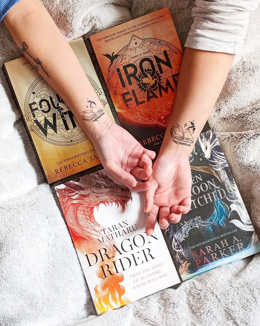 Literary tattoos with captivating book elements