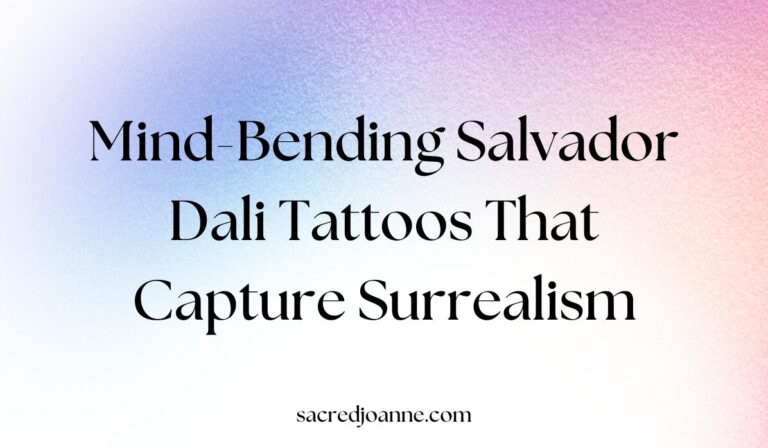 32 Mind-Bending Salvador Dali Tattoos That Capture Surrealism