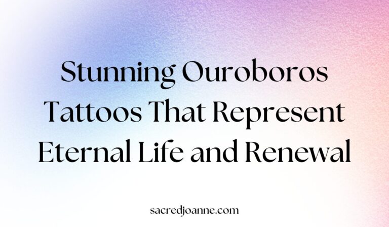 57 Stunning Ouroboros Tattoos That Represent Eternal Life