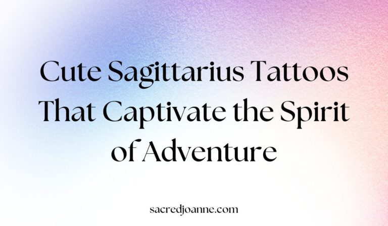 54 Cute Sagittarius Tattoos That Captivate the Spirit of Adventure