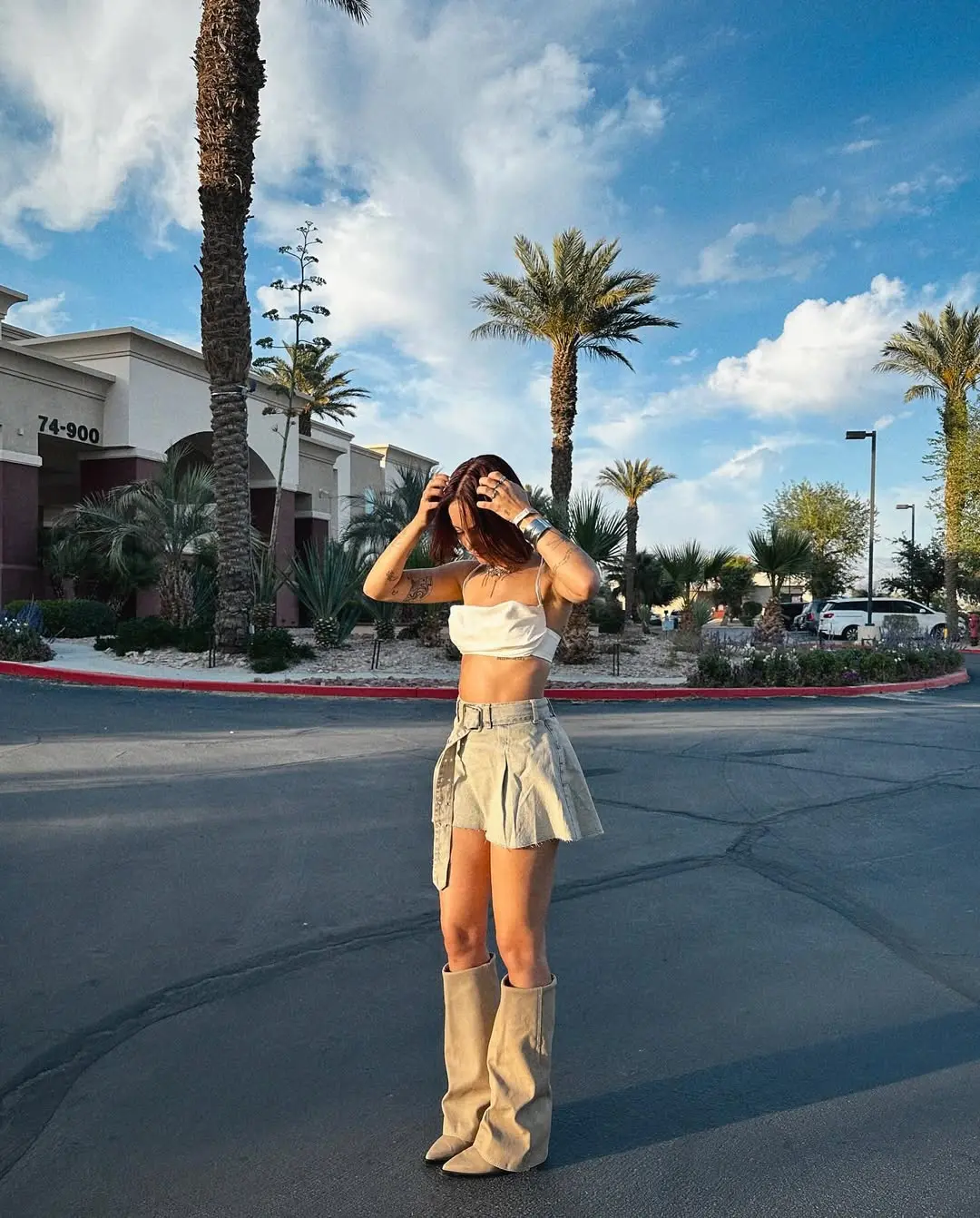 Stylish summer festival outfit with cozy vibes