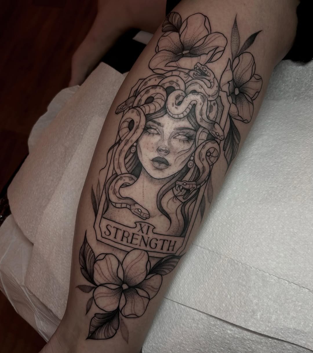 Bold Medusa Tattoo Symbolizing Inner Strength