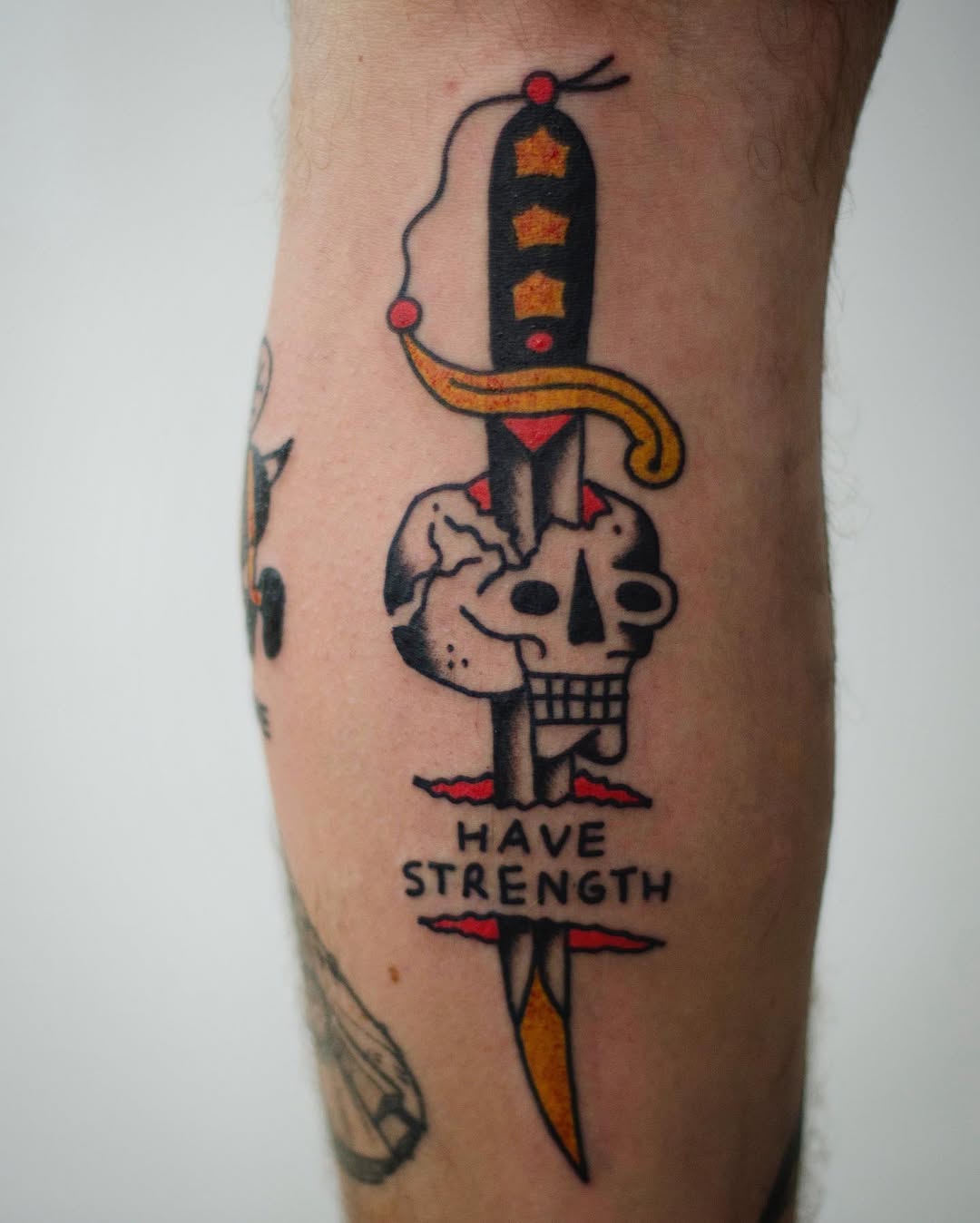 Symbol of strength and resilience in tattoo art