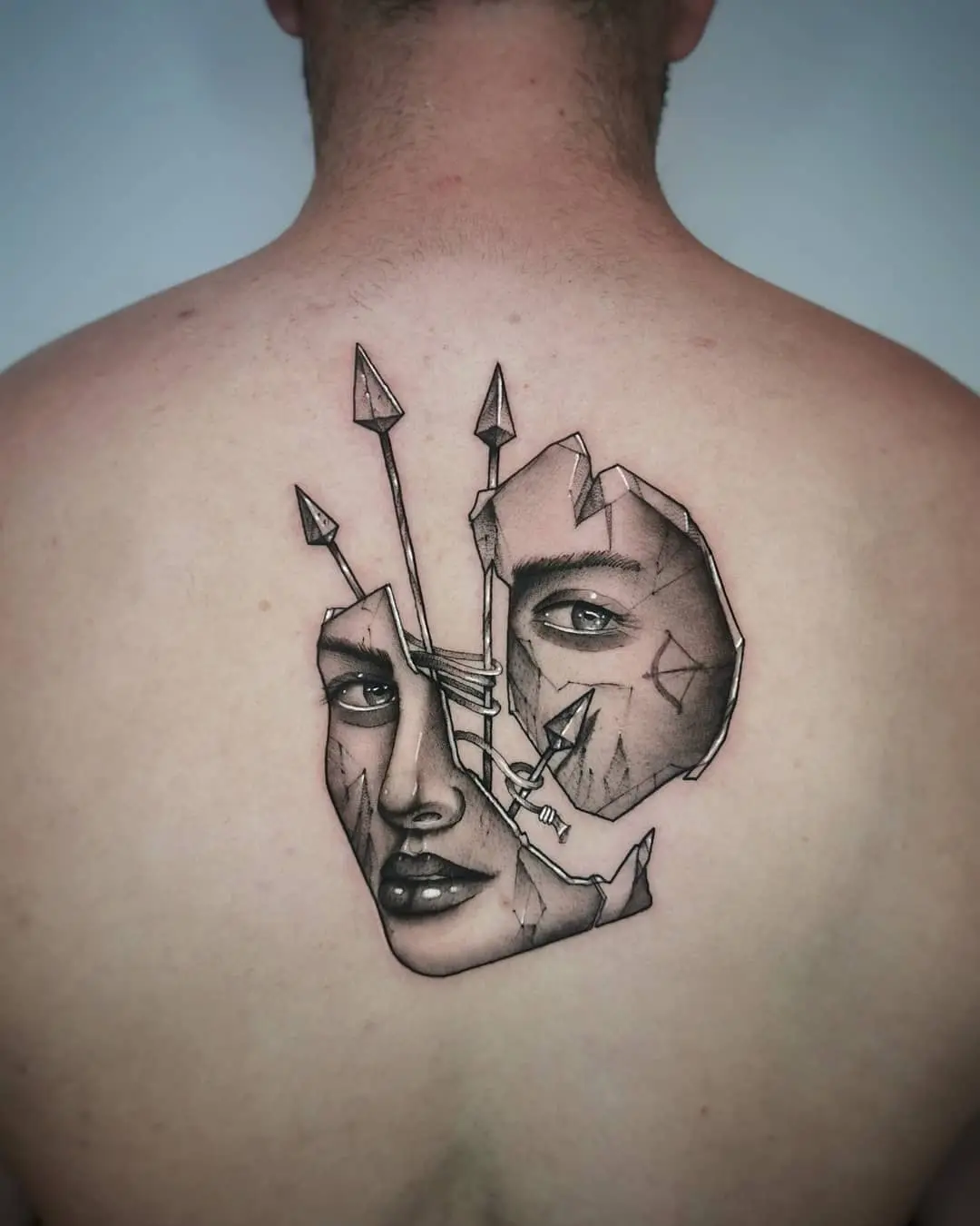 Artistic Sagittarius tattoo with symbolic elements