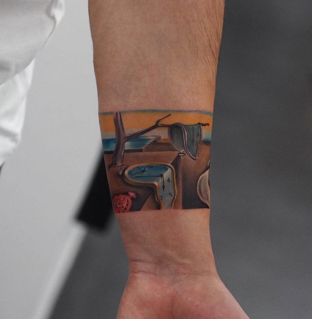 Surreal art brought to life on skin