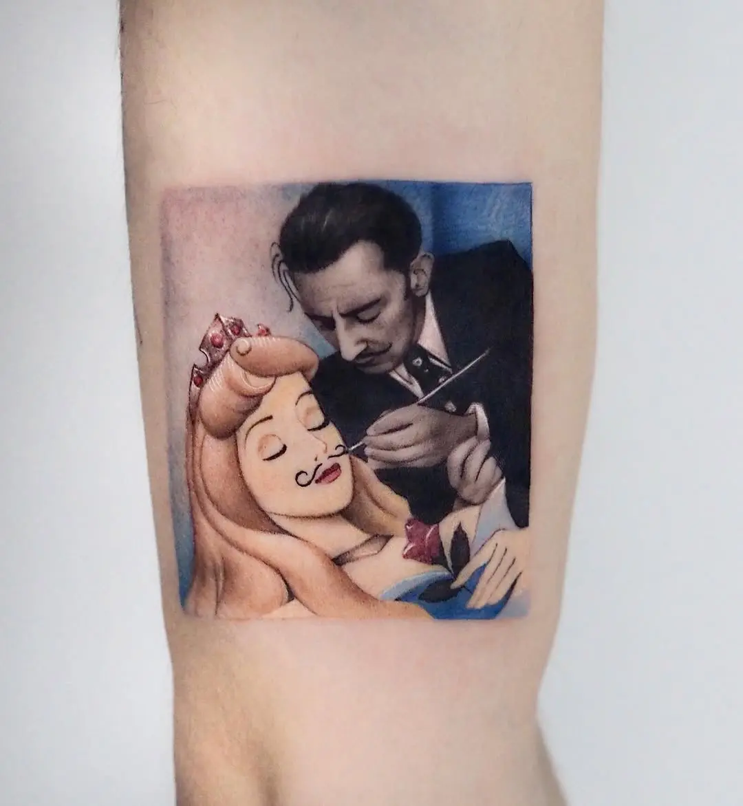 Dali's Surreal Touch on Classic Beauty