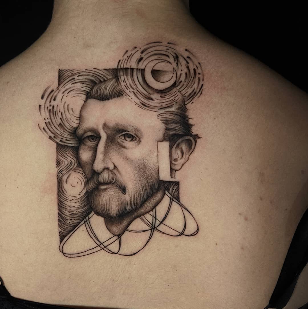 Stylish Van Gogh Tribute on Skin