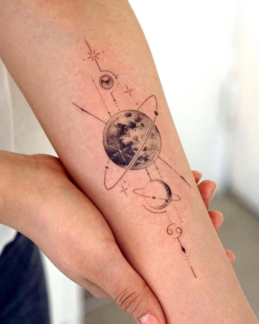 Astrological designs infused with cosmic energy