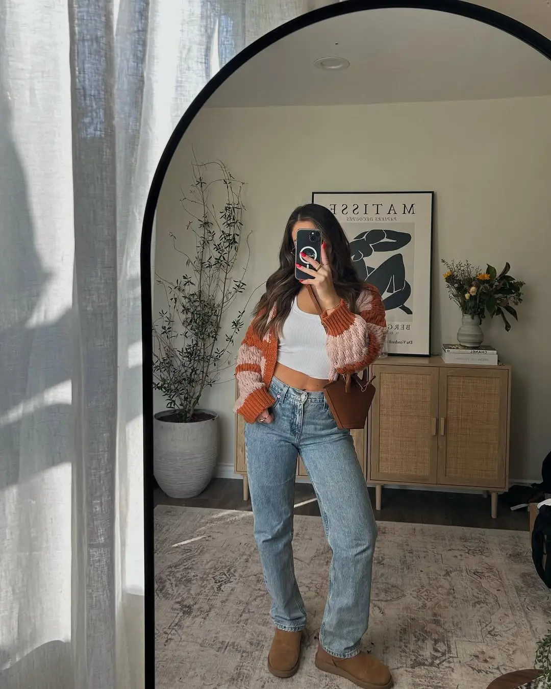 Cozy Chunky Cardigan with Casual Jeans