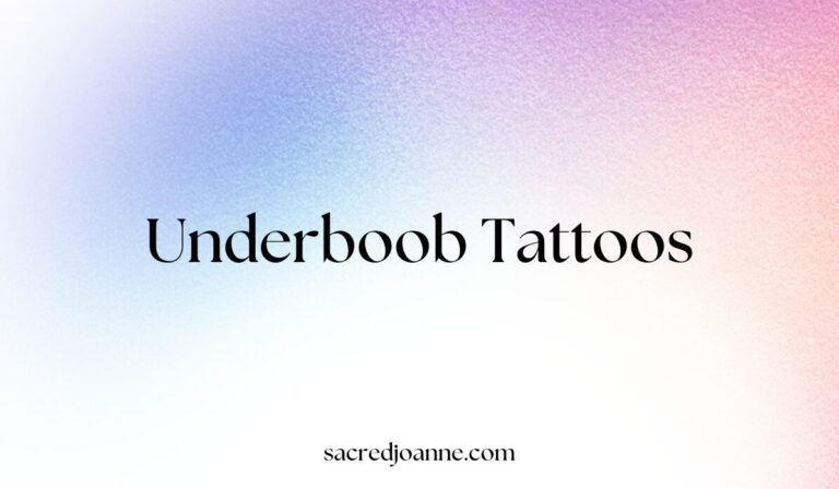 24 Attractive Underboob Tattoos With Meaning