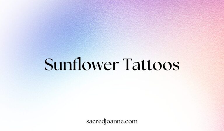 54 Cute Sunflower Tattoos with Meaning