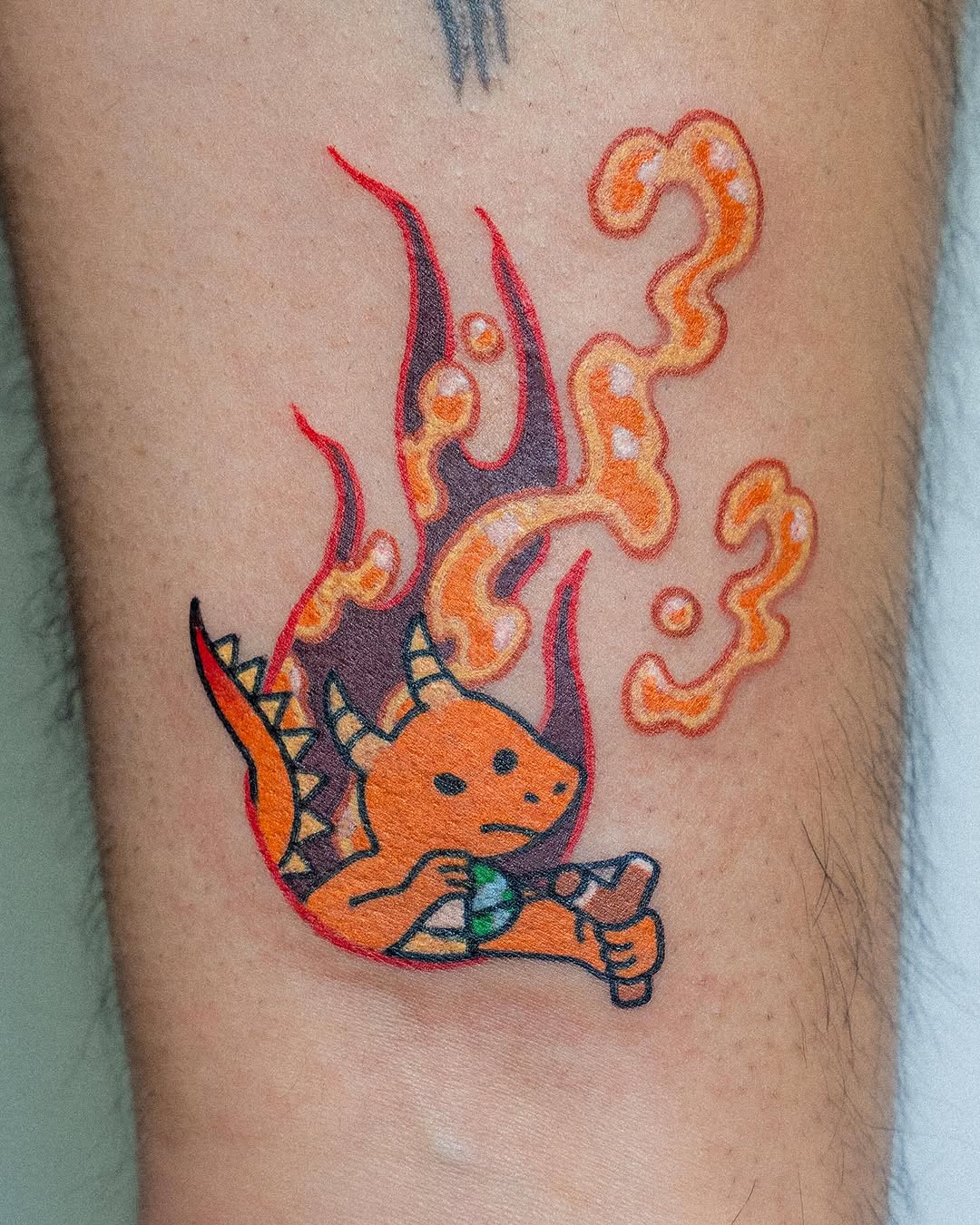 Vivid Fire Dragon Tattoo Bringing Fantasy to Life