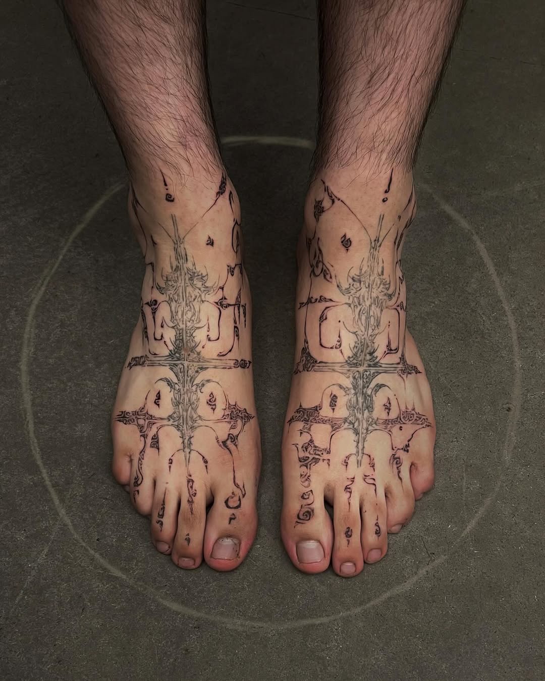 Intricate patterns for foot tattoo inspiration