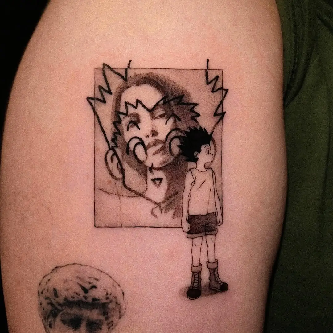 Anime-Inspired Small Tattoo for Women