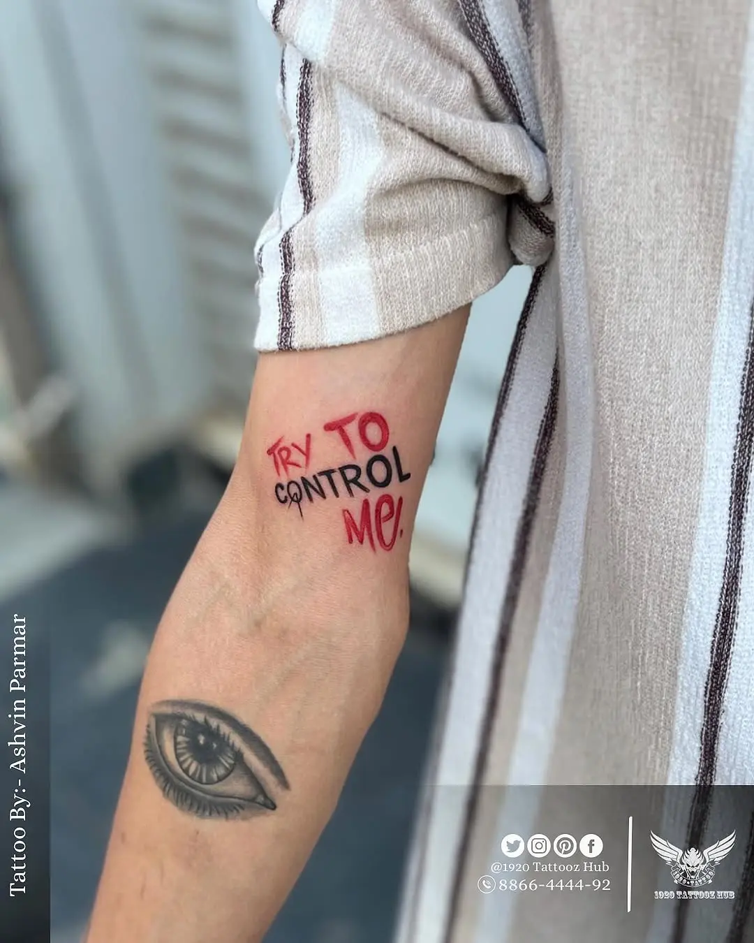 Bold statement in a small tattoo design