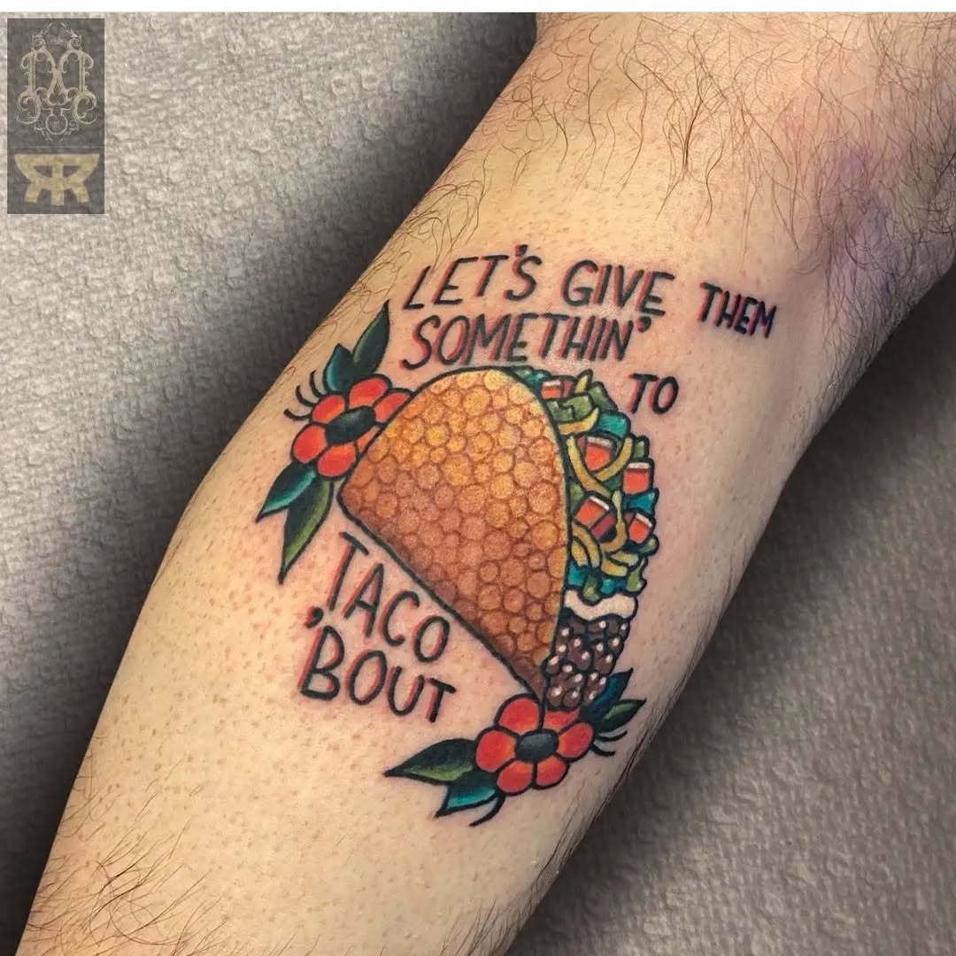 Creative Taco-Inspired Body Art for Food Lovers