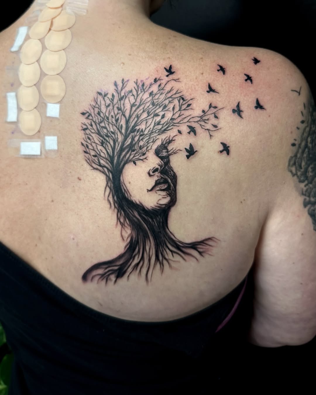 A captivating tree of life tattoo design