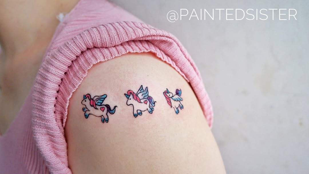 Charming unicorn tattoos for whimsical ink lovers