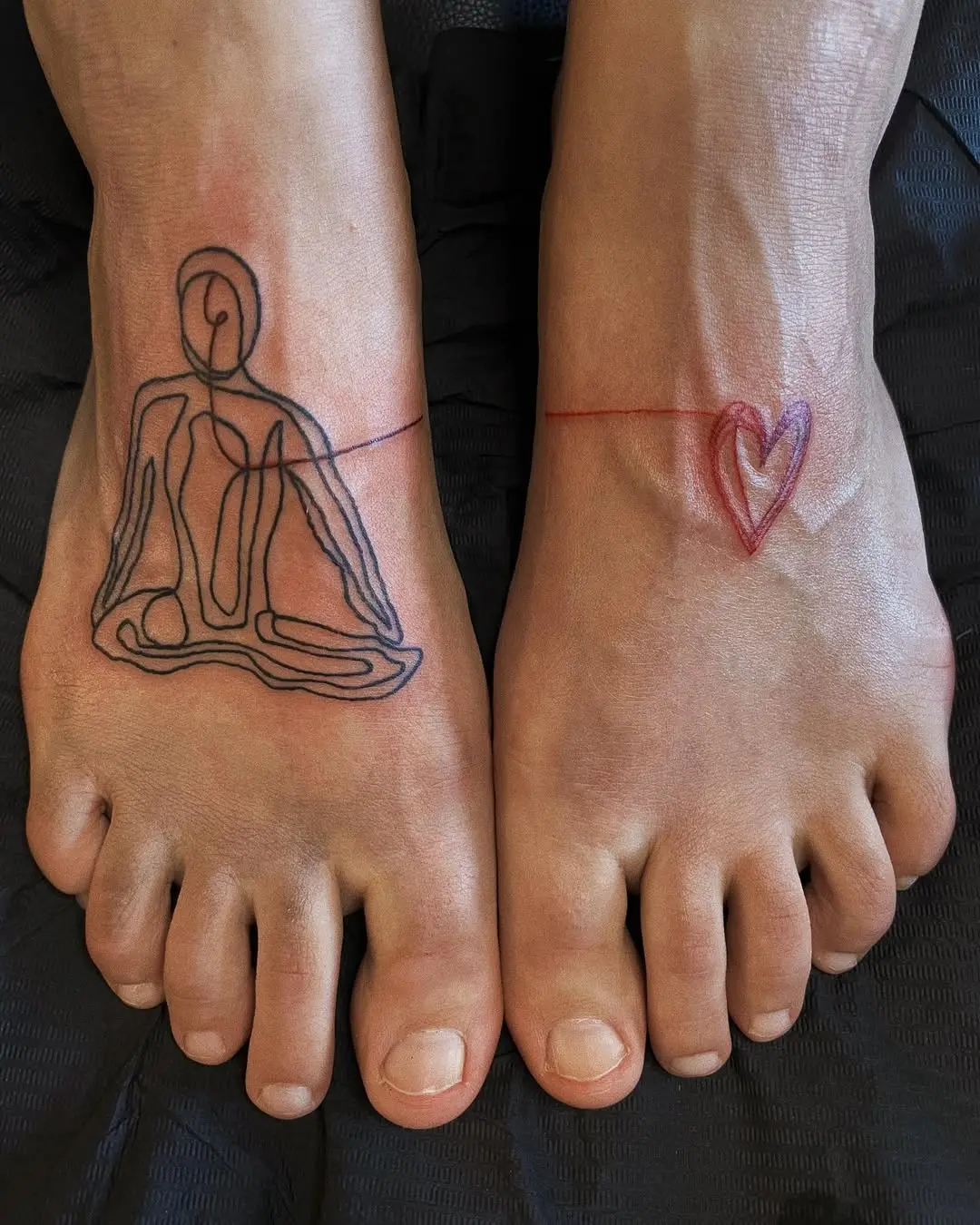 Meditation and love expressed through body art