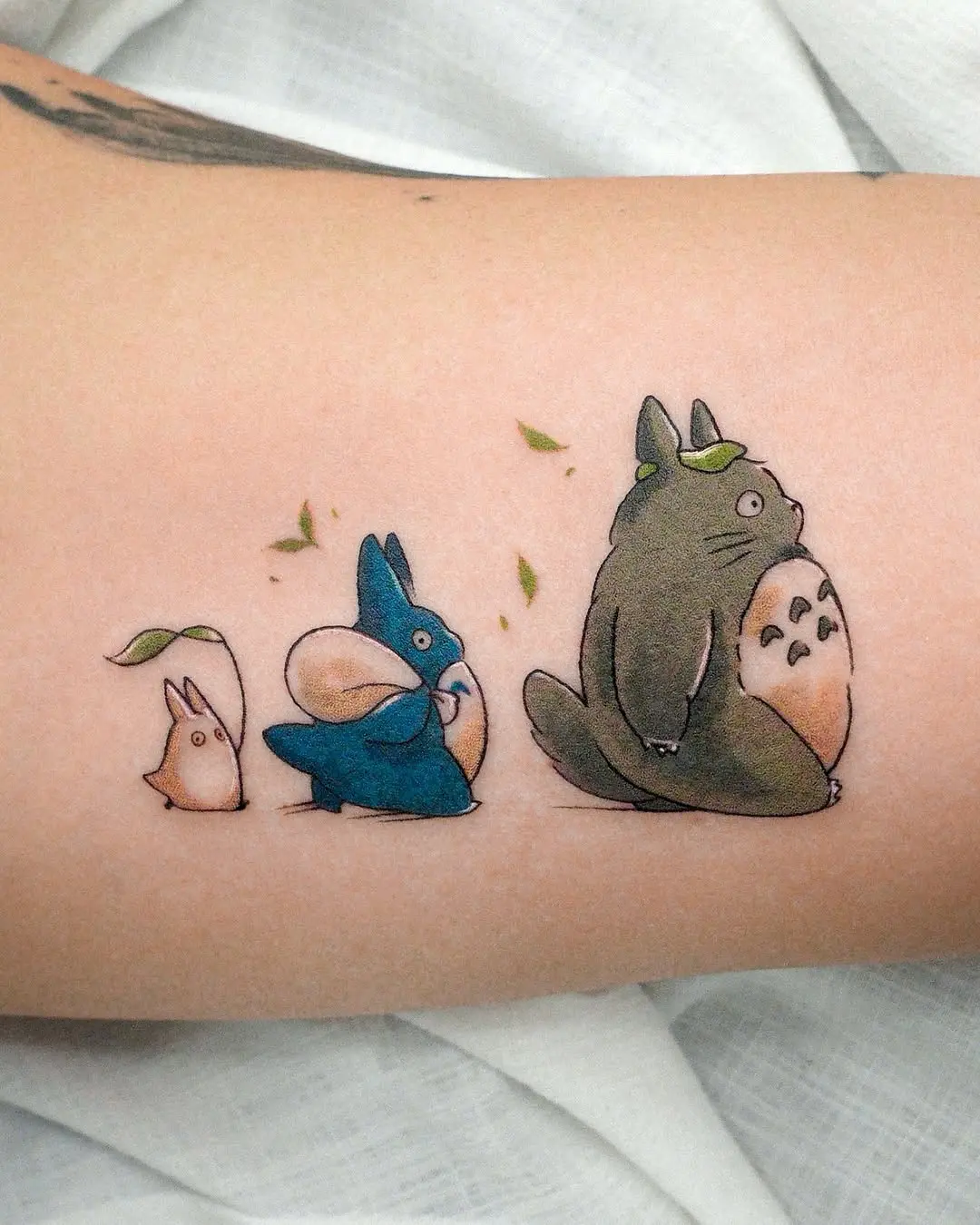 Adorable Totoro Characters in Whimsical Style
