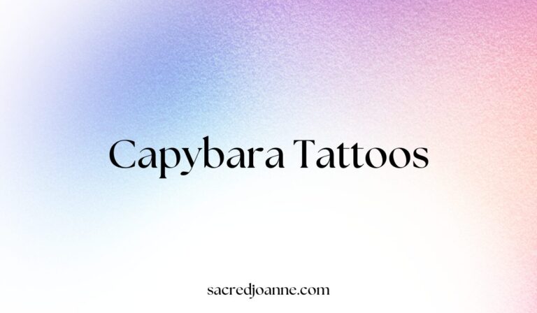 42 Adorable Capybara Tattoos That Will Make You Want One