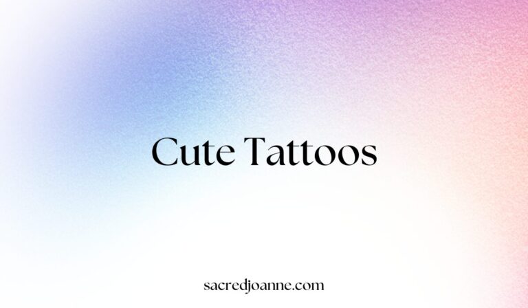47 Adorable Cute Tattoos That Will Make You Smile Every Time