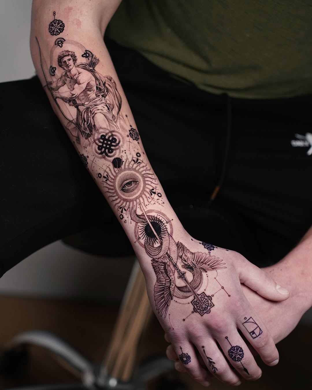 Intricate art demonstrating profound symbolism and style.