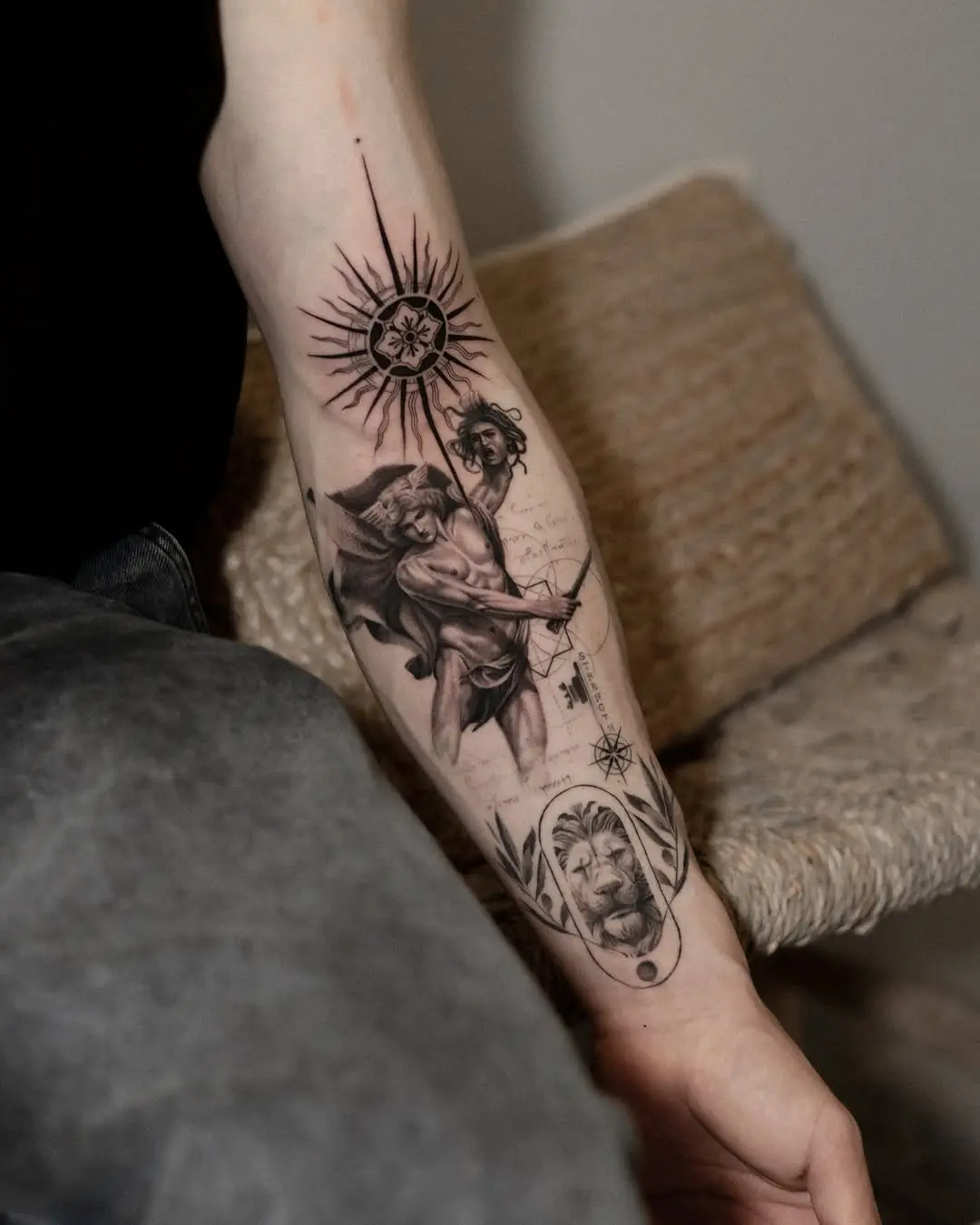 Mythical themes with intricate details abound