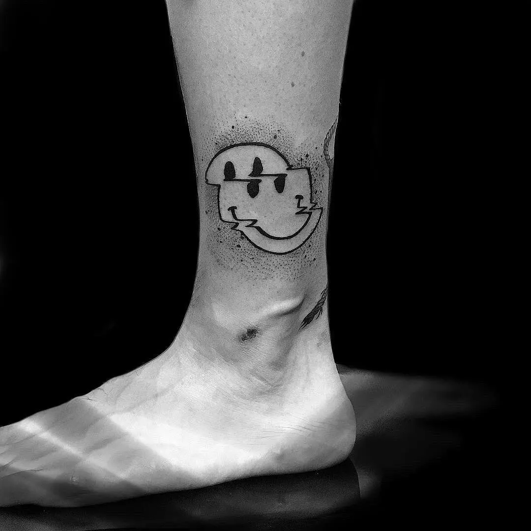 Playful ghost tattoo bringing joy and fun