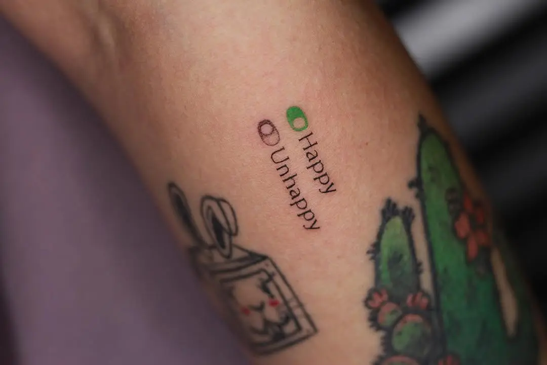 Unique tattoos expressing emotions in art