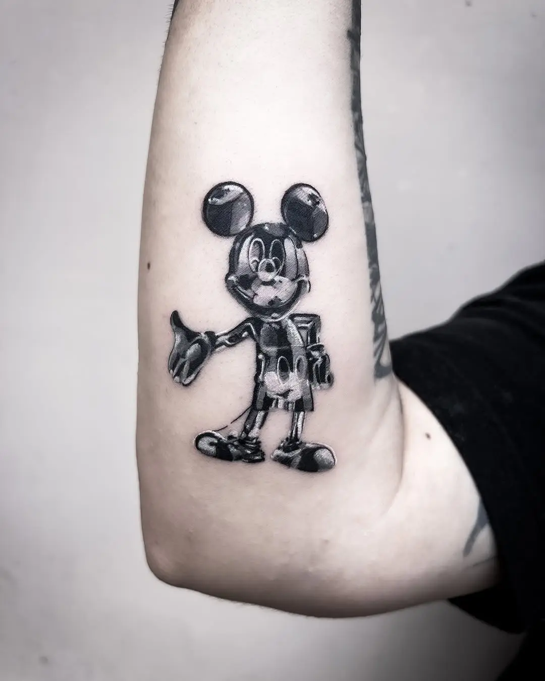 Classic Mickey Mouse Tattoo Design Inspiration