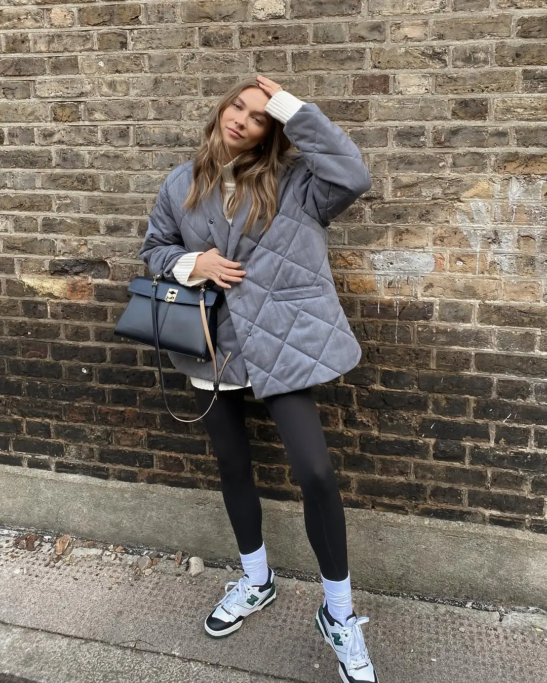 Chic layering with leggings for casual outings