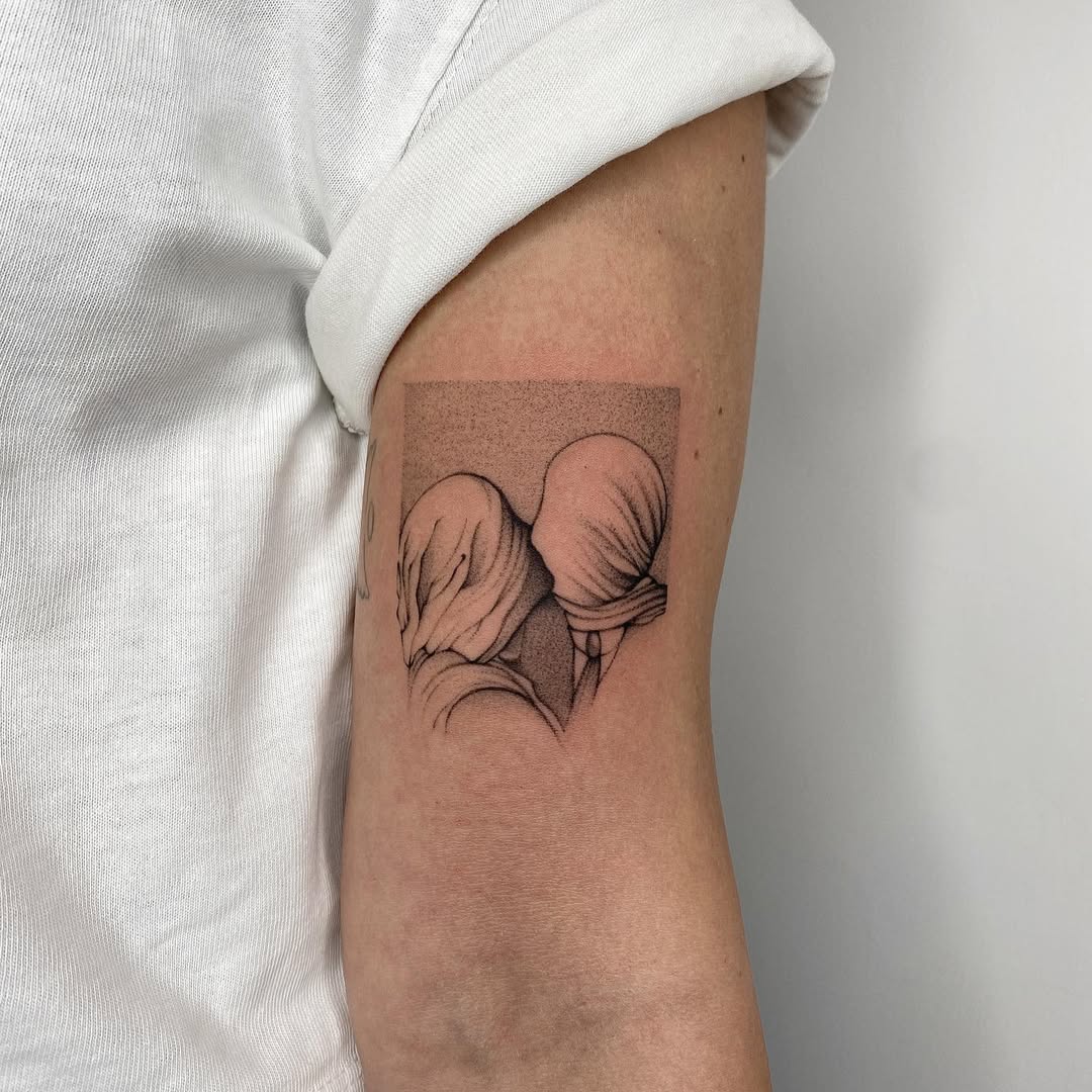 Elegant floral tattoo blending realism and artistry