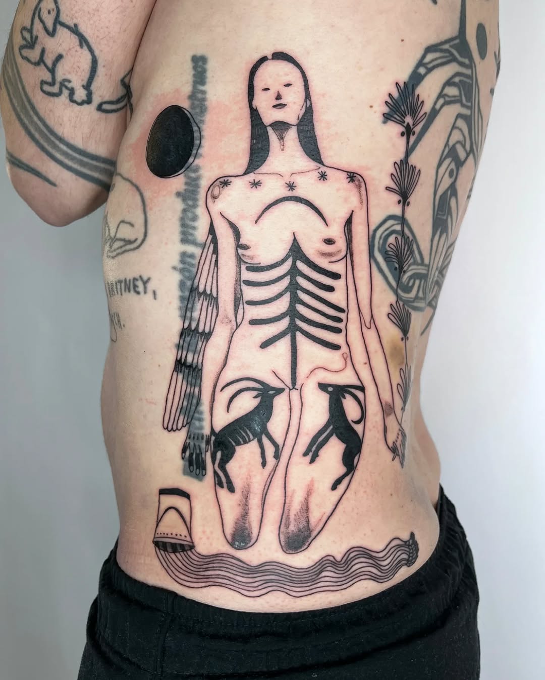 Intricate skeletal design showcasing vivid storytelling