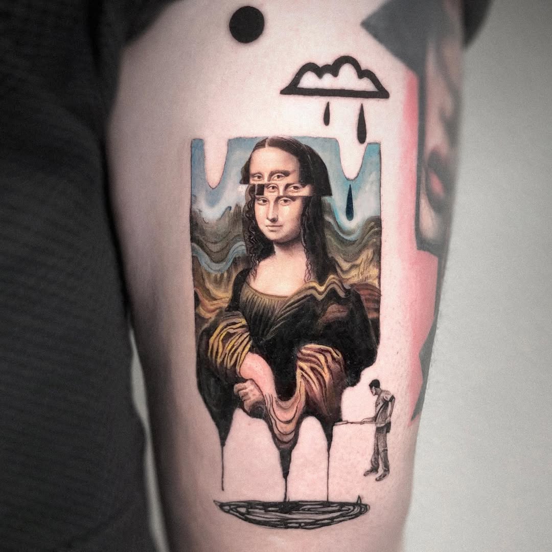 Surreal Expression of Classic Art in Ink